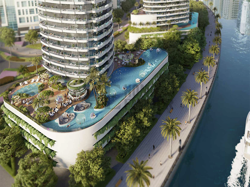 Property for Sale in  - Canal Heights, Business Bay, Dubai - Waterfront Views | Luxury Property | Stylish Exterior