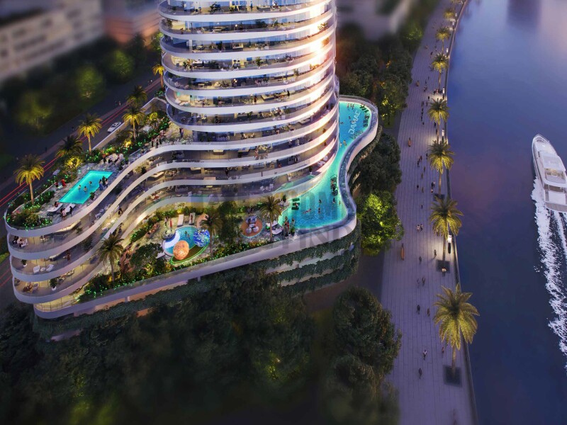 Damac apartments for sale in Canal Crown Tower 2, Dubai