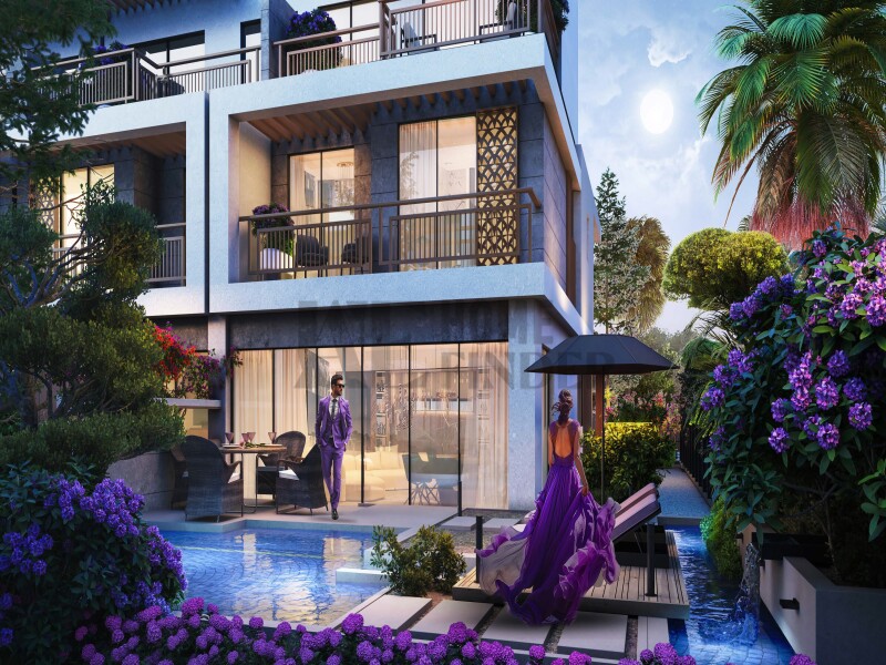 Violet DAMAC Hills 2 Townhouses for sale in Dubai at 2280000 AED