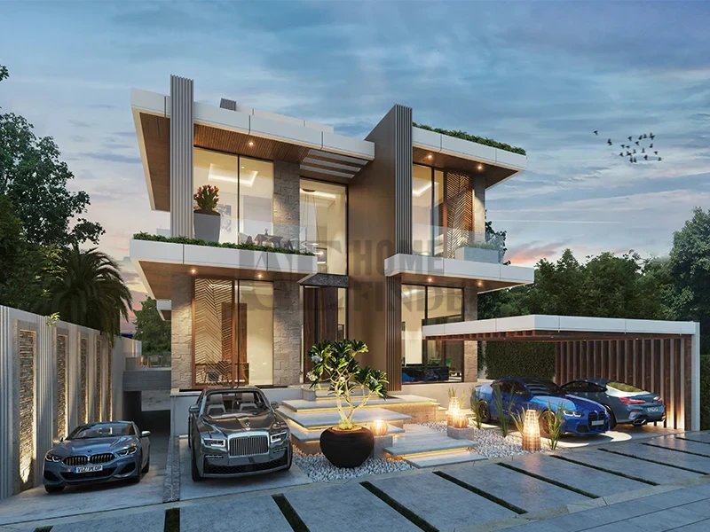 Villa for Sale in  - Cavalli Estates, DAMAC Hills, Dubai, Dubai - High End Villas | Cavalli Designed | Golf Course View at 29000000 AED