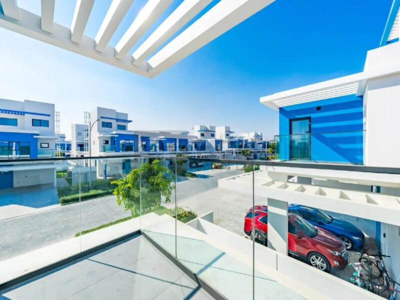 Townhouse for Rent in Damac Lagoons - Santorini 1, Dubai - Exclusive | Middle Unit | Landscaped | Private Pool at 220000 AED
