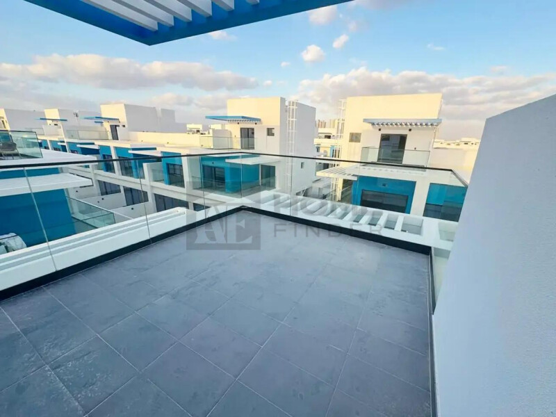 Townhouse for Rent in Santorini's - Damac Lagoons, Dubai - Single Row | Park Facing | End Corner Unit at 230000 AED