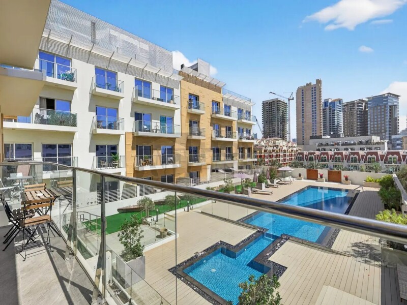 Apartment for Sale in Oxford Residence 1 - Jumeirah Village Circle, Dubai - High ROI | Prime Location | Amazing Pool View at 9900000 AED