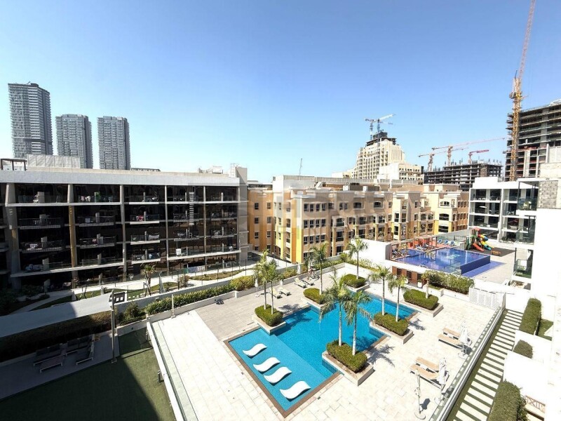 Apartment for Sale in Oxford Residence 2 - Jumeirah Village Circle, Dubai - Vacant | Pool View | Well Maintained at 1140000 AED