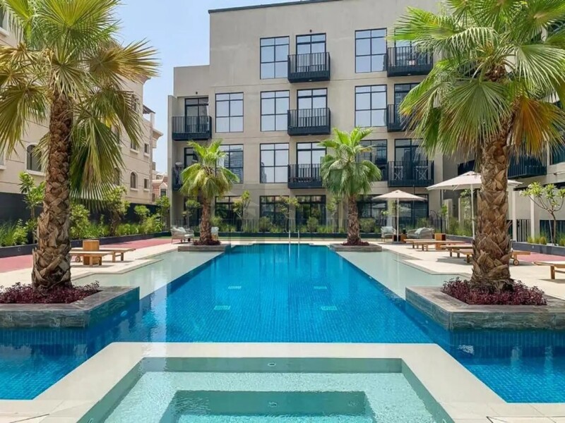 Apartment for Sale in Beverly Residence 1 - Jumeirah Village Circle, Dubai - Furnished Studio | Rented Unit | Balcony | Investor Deal | Beverly Residence JVC at 660000 AED