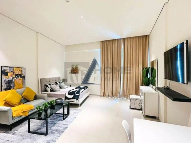 Apartment for Sale in Beverly Residence 1 - Jumeirah Village Circle, Dubai - Furnished Unit | Rented at 66K | Investor Deal at 700000 AED