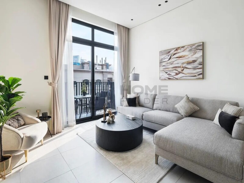 Apartment for Sale in Beverly Residence 1 - Jumeirah Village Circle, Dubai - Unique Design and Cozy | Furnished | Hight ROI at 1290000 AED